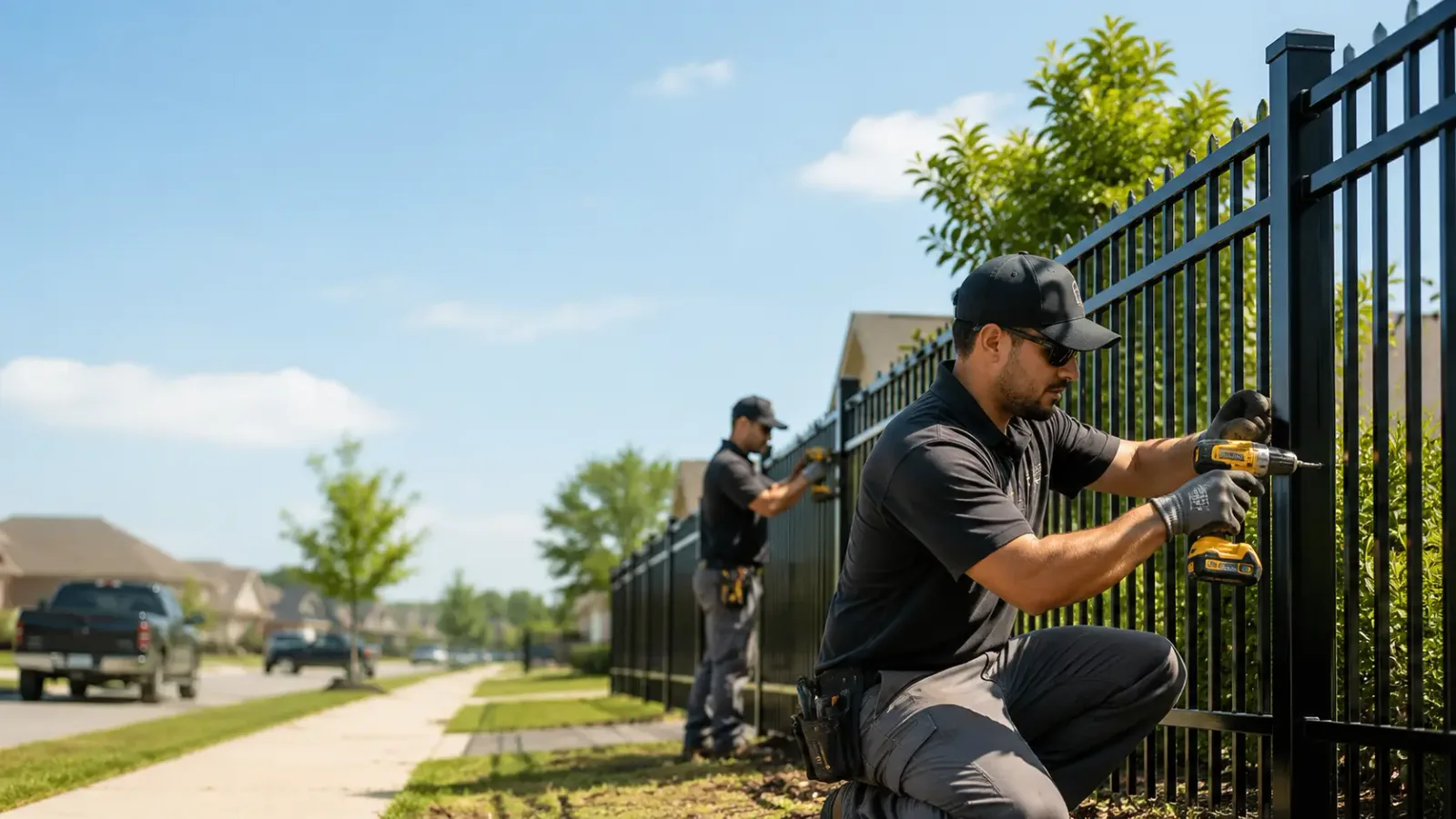 Metal Fence Installation in Red Oak, OK